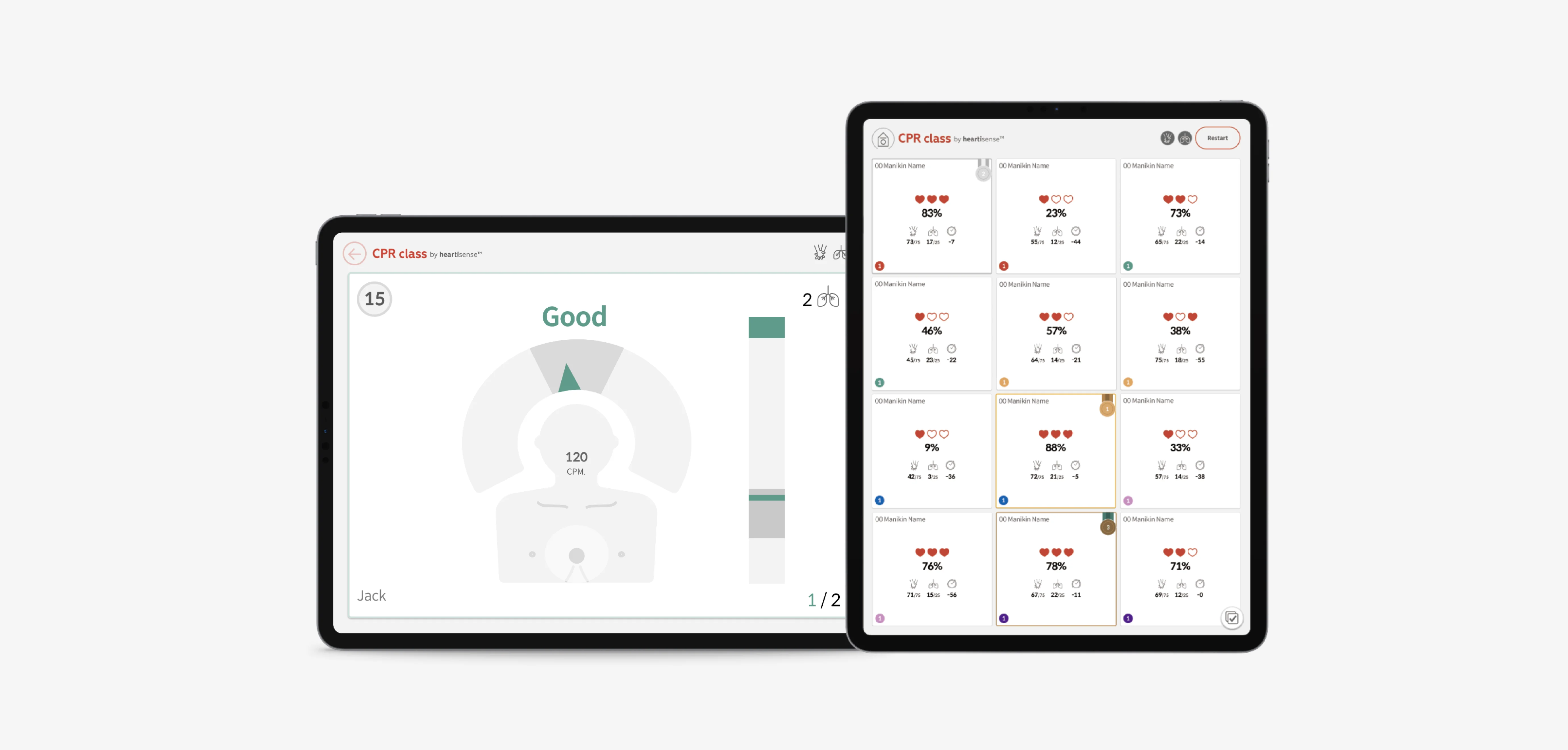 강사용, 수강생용
태블릿