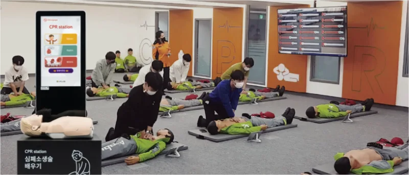 CPR 심폐소생술 교육 현장