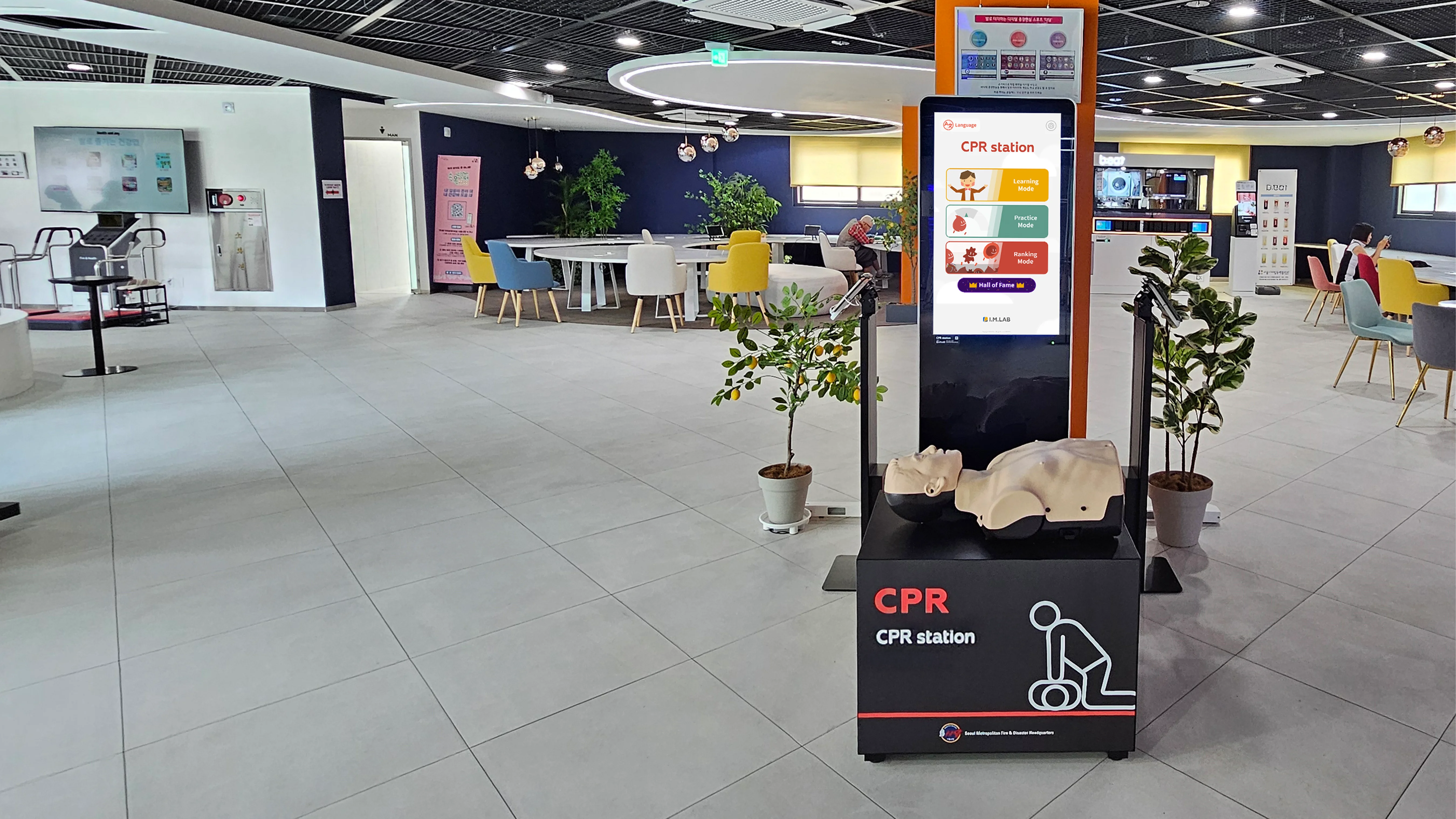 CPR Station Background